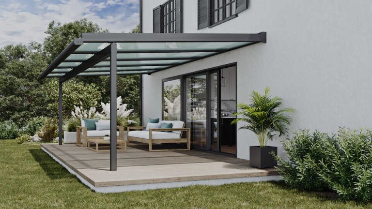 Terrassendach mit Glas von Verandis: Sicherheitsglas, Aluminium und individuelle Planung
